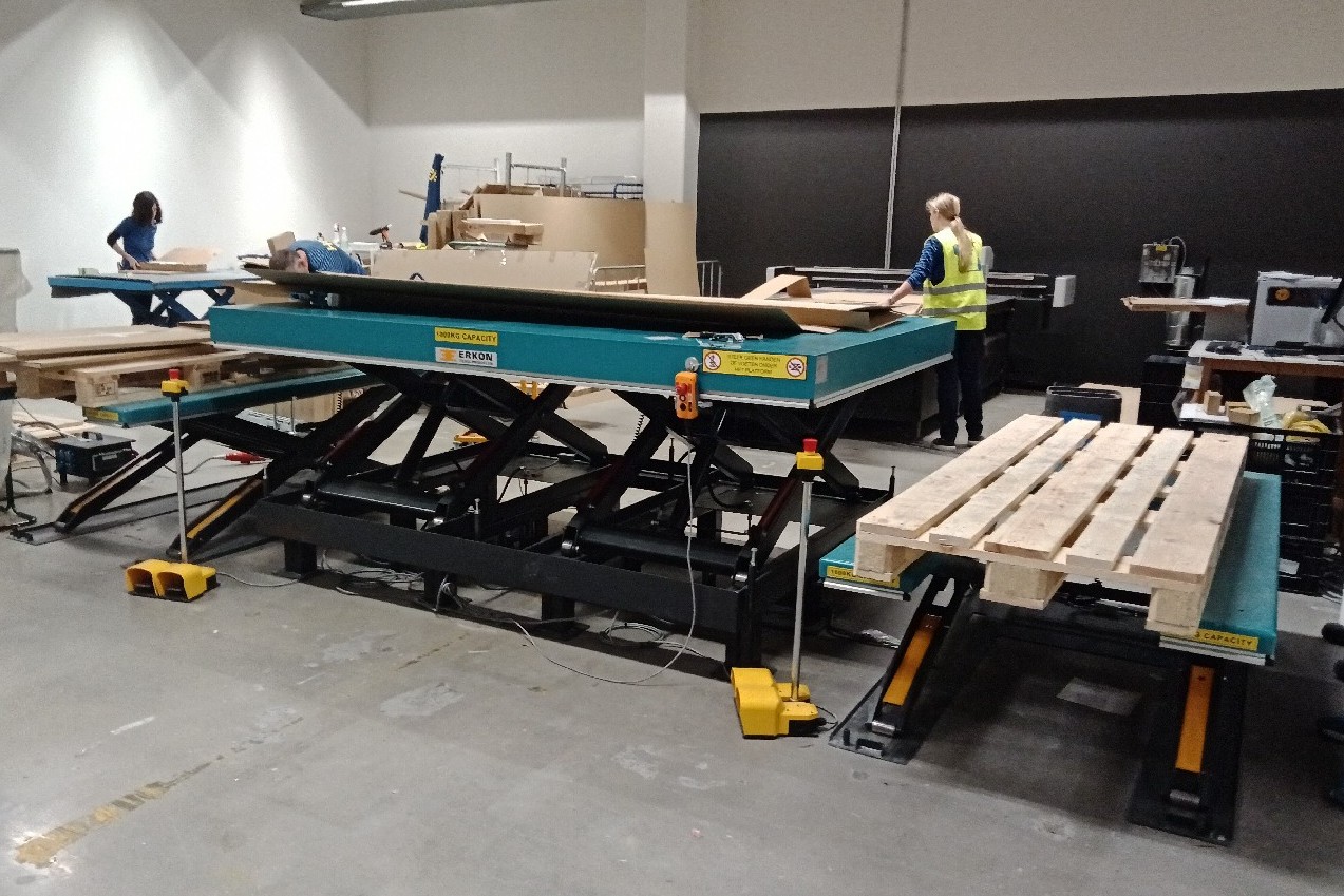 De servicemonteurs van Erkon komen op unieke plekken